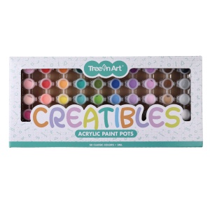 Set Memoris-Precious, tempera acrilica, 50 culori, 2 ml