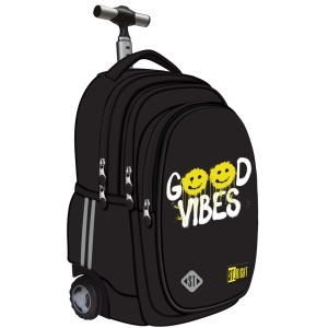 Troller Majewski ST Right, TB01, Good Vibes, 17 inch, 4 compartimente, 44 x 32 x 25 cm