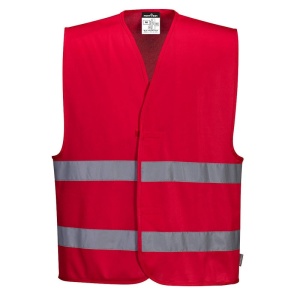 Vesta reflectorizanta Portwest Iona F474, rosie, marimea 2XL/3XL