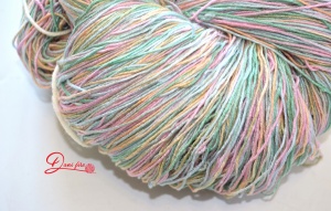Cod (447) Microfibra elastica, fir de lucrat cu ace de 3 mm, cantitate 489 grame, pret 8.5 lei / 100 grame - Img 2