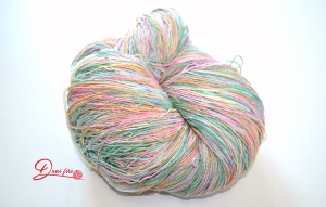 Cod (448) Microfibra elastica, fir de lucrat cu ace de 3 mm, cantitate 490 grame, pret 8.5 lei / 100 grame - Img 1