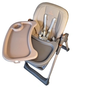 Scaun de Masa 3in1 pentru Bebelusi si Copii Tarossy®, Inaltime Ajustabila, Crem - Img 4