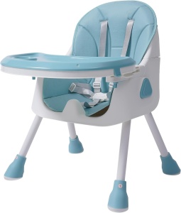 Scaun de Masa 3in1 pentru Bebelusi si Copii Tarossy®, Varsta 6 - 36 luni, Inaltime Ajustabila, Centura de Siguranta in 5 Puncte, Tavita Reglabila si Detasabila, Loc Depozitare, Verde Menta - Img 6