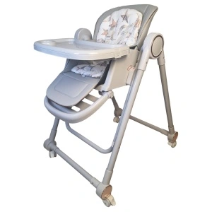 Scaun de Masa 3in1 pentru Bebelusi si Copii, Tarossy®, cu Balansoar, Gri