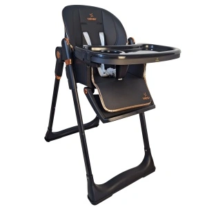 Scaun de Masa 3in1 pentru Bebelusi si Copii Tarossy®,Inaltime Ajustabila, Negru