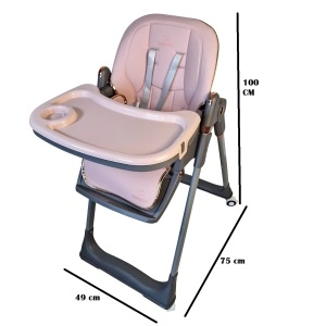 Scaun de Masa 3in1 pentru Bebelusi si Copii Tarossy®,Inaltime Ajustabila, Roz - Img 6