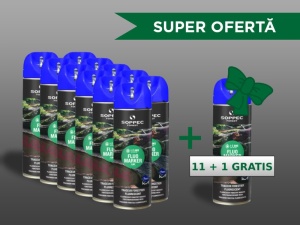 Spray marcare forestier Soppec Fluo Marker 500ml-albastru 11+1 gratis