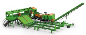 Linie de taiere-despicare SpaltFix K-710 Vario - actionare prin motor electric trifazat