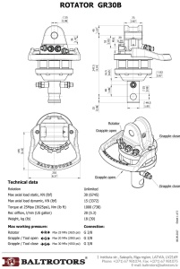 Rotator macara Baltrotors GR 30B - Img 3