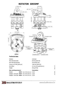 Rotator macara Baltrotors GR 55MF - Img 2