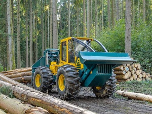 Tractor articulat forestier-Skidder HSM 904S