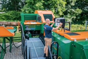 Linie de taiere-despicare SpaltFix K-700 Vario - actionare prin motor electric trifazat - Img 2