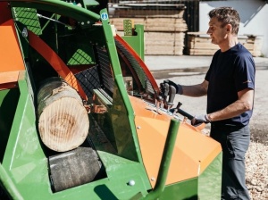Linie de taiere-despicare SpaltFix S-415 MULTI- actionare la priza de putere a tractorului / motor electric trifazat - Img 9