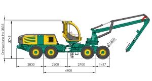 Harvester HSM 405H3 8WD - Img 10