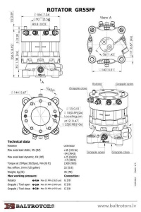 Rotator macara Baltrotors GR 55FF - Img 3