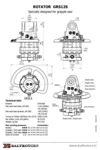 Rotator macara Baltrotors GRS12S - Img 2