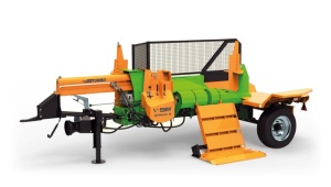 Despicator lemn orizontal SplitMaster 30 mobil TURBO - actionare la priza de putere a tractorului / motor electric trifazat 7.5 kW