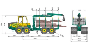 Forwarder HSM 208F Big Foot - Img 2