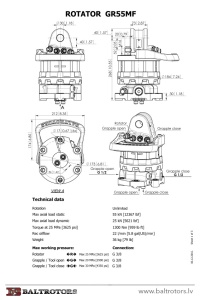 Rotator macara Baltrotors GR 55MF - Img 3