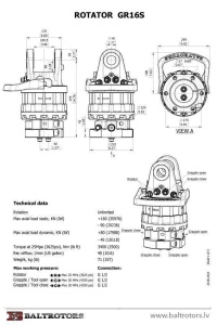 Rotator macara Baltrotors GR16S - Img 2