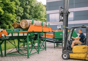 Linie de taiere-despicare SpaltFix K-700 Vario - actionare prin motor electric trifazat - Img 3