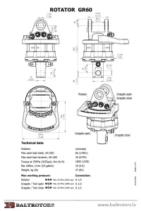 Rotator macara Baltrotors GR60 - Img 2
