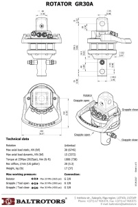Rotator macara Baltrotors GR 30A - Img 5