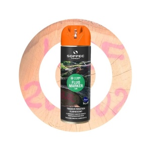 Spray marcare forestier Soppec Fluo Marker 500ml-rosu