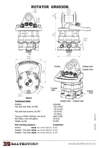 Rotator macara Baltrotors GR603DB - Img 2