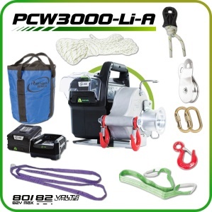 Troliu portabil PCW 3000-Li Portable Winch - Img 2