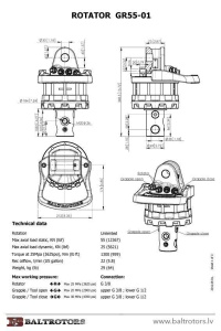 Rotator macara Baltrotors GR 55-01 - Img 3