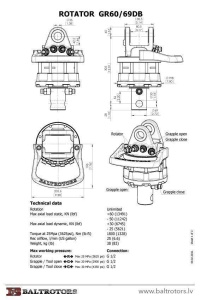Rotator macara Baltrotors GR60-69DB - Img 2