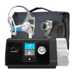 Pachet AutoCPAP ResMed AirSense 10 AutoSet + AirFit N20 + Umidificator + Furtun Incalzit