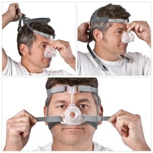Ham Textil Masca CPAP Mirage FX ResMed - Img 3