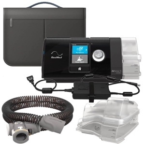 Pachet AutoCPAP ResMed AirSense 10 AutoSet + Umidificator + Furtun Incalzit