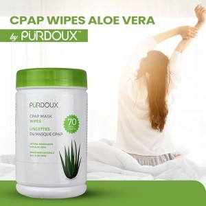 Servetele Umede CPAP Aloe Vera Purdoux (70 buc) - Img 2