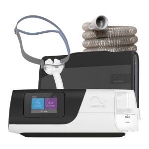 Pachet AutoCPAP ResMed AirSense 11 AutoSet + AirFit P10 + Umidificator + Furtun Incalzit