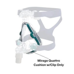 Perna Silicon Masca CPAP Oronazala Mirage Quattro ResMed - Img 2