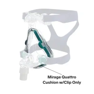Perna Silicon Masca CPAP Oronazala Mirage Quattro ResMed - Img 2