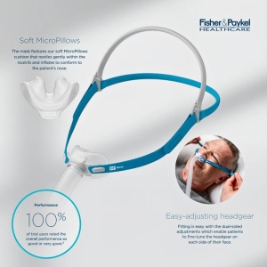Masca CPAP Pillow Nova Micro Fisher & Paykel - Img 3