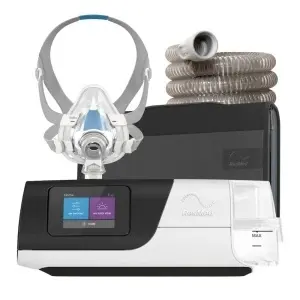 Pachet AutoCPAP ResMed AirSense 11 AutoSet + AirFit F20 + Umidificator + Furtun Incalzit