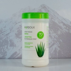 Servetele Umede CPAP Aloe Vera Purdoux (70 buc) - Img 3