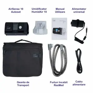 Pachet AutoCPAP ResMed AirSense 10 AutoSet + AirFit N30i + Umidificator + Furtun Incalzit - Img 3