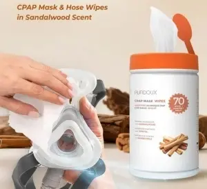 Servetele Umede CPAP Lemn de Santal Purdoux (70 buc) - Img 2