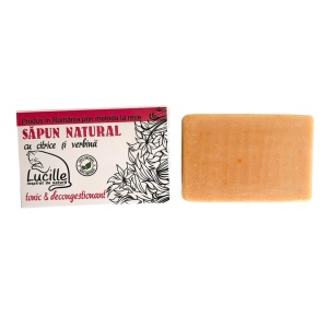 Sapun natural cu citrice si verbina - tonic si decongestionant, Lucille, 90 g
