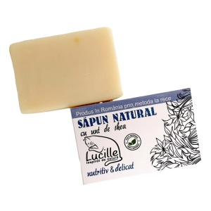Sapun natural cu unt de shea - nutritiv si delicat, Lucille, 90 g