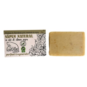 Sapun natural cu ulei de chimen negru -purifiant si regenerator, Lucille, 90 g