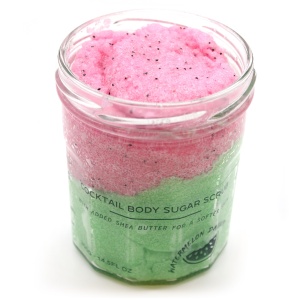 Zahar scrub exfoliant, aroma Cocktail Pepene Rosu Daquiri, 300g, Ancient Wisdom - Img 3