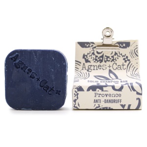 Sampon Solid Agnes & Cat - Provence - Handmade, Vegan, Fara SLS/SLES/Parabeni, Pentru Toate Tipurile de Par, Zero Waste, 60 g