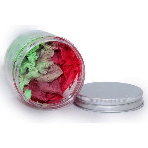 Sapun Frisca "Lucille - Deliciul Fructelor", 4 in 1 gel de dus, sapun, crema de ras, scrub, aroma de capsuni si kiwi, textura aerata, hidratare delicata, ideal pentru toate tipurile de piele, 120 g - Img 3